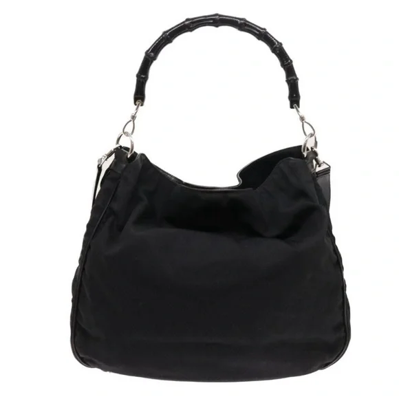 🔥 GUCCI Crossbody 🔥Bamboo 🔥Nylon 2 way cross body bag. 🔥 - Picture 5 of 11